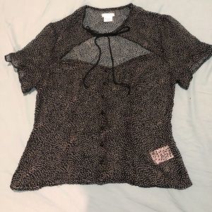 Unique Anthropologie Victorian Blouse